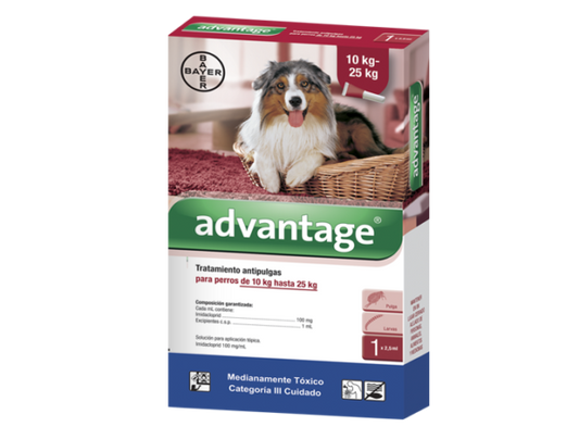 ADVANTAGE PERROS 10-25KG - 2,5ML