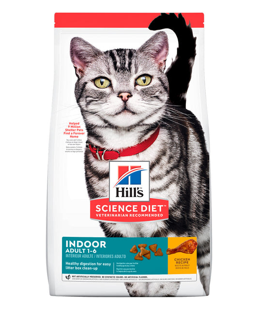 HILL'S FELINE INDOOR ADULT X 3,5LB