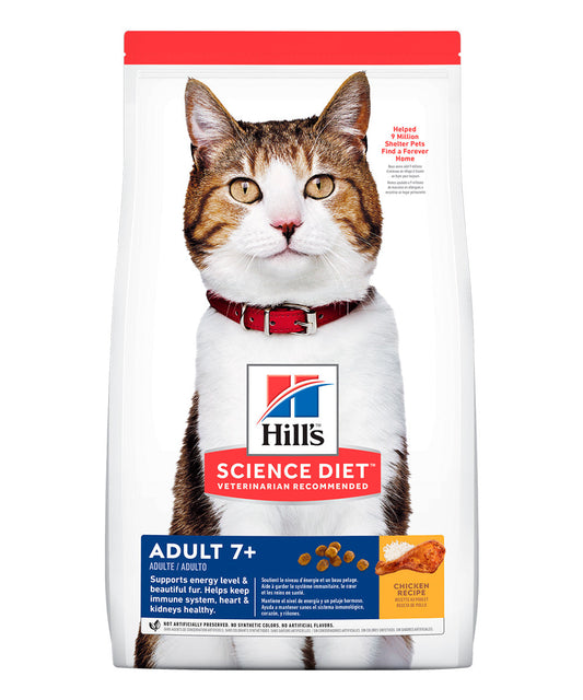 HILL'S FELINE ADULT 7+ 4lb
