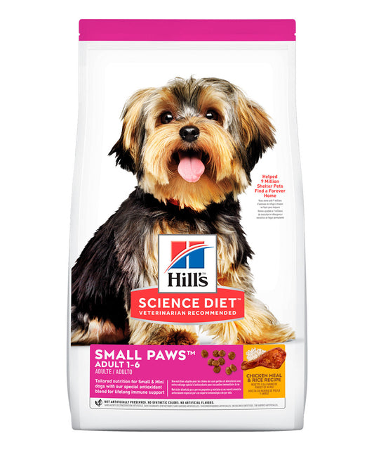 HILLS CANINE ADULT SMALL PAWS X 4,5LB