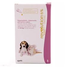REVOLUTION 6% PARA PERROS Y GATOS HASTA 2,5KG