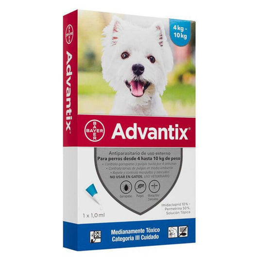 ADVANTIX PERROS 4 - 10 KG - 1,0ML