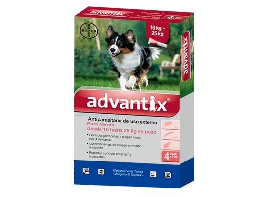 ADVANTIX PERROS 10-25 Kg 2,5ML