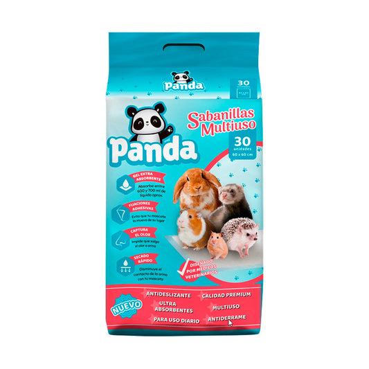 SABANILLAS PANDA MULTIUSO X 30 UND