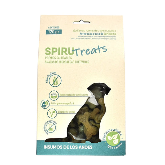 GALLETAS SPIRUTREATS PERROS X 120 gr