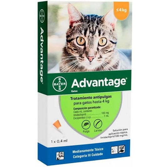 ADVANTAGE GATOS HASTA 0,4KG