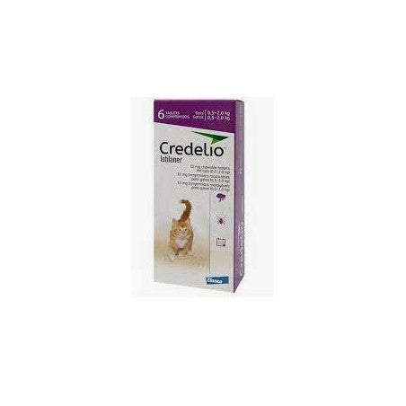 CREDELIO GATOS 12MG 0,5-2,0KG X TABLETA